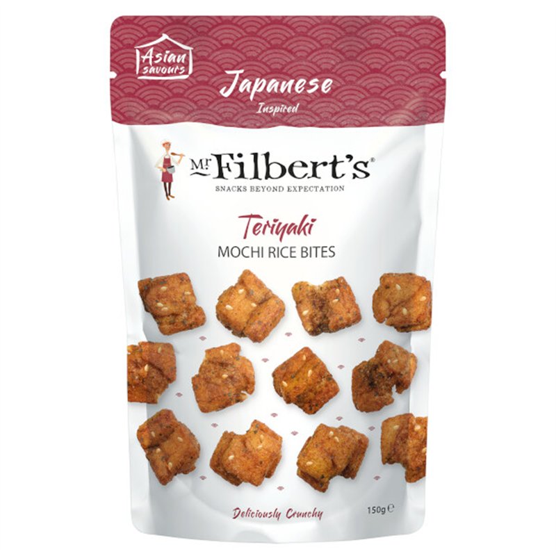 Mr. Filbert's Rijstcrackers - Teriyaki - zak 150 gr