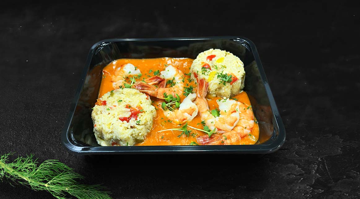 Dagschotel scampi