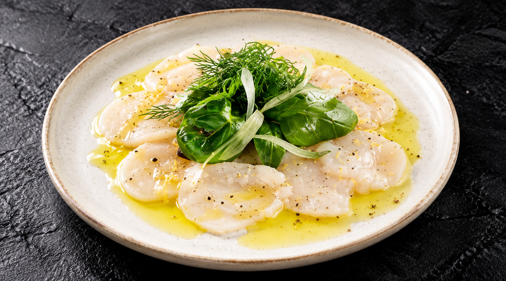 Coquille carpaccio