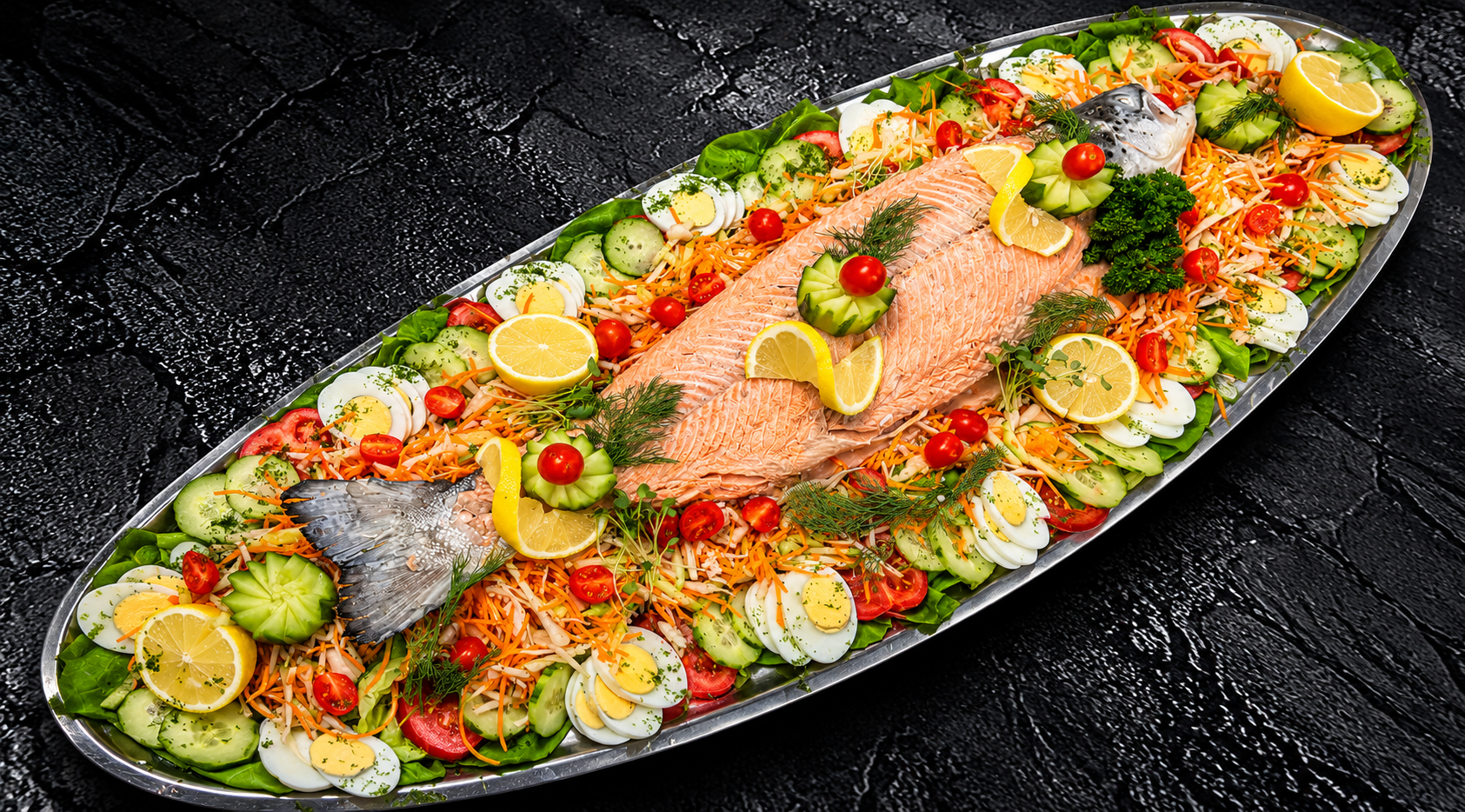 Zalm Belle Vue - buffet 8 à 12 pers.
