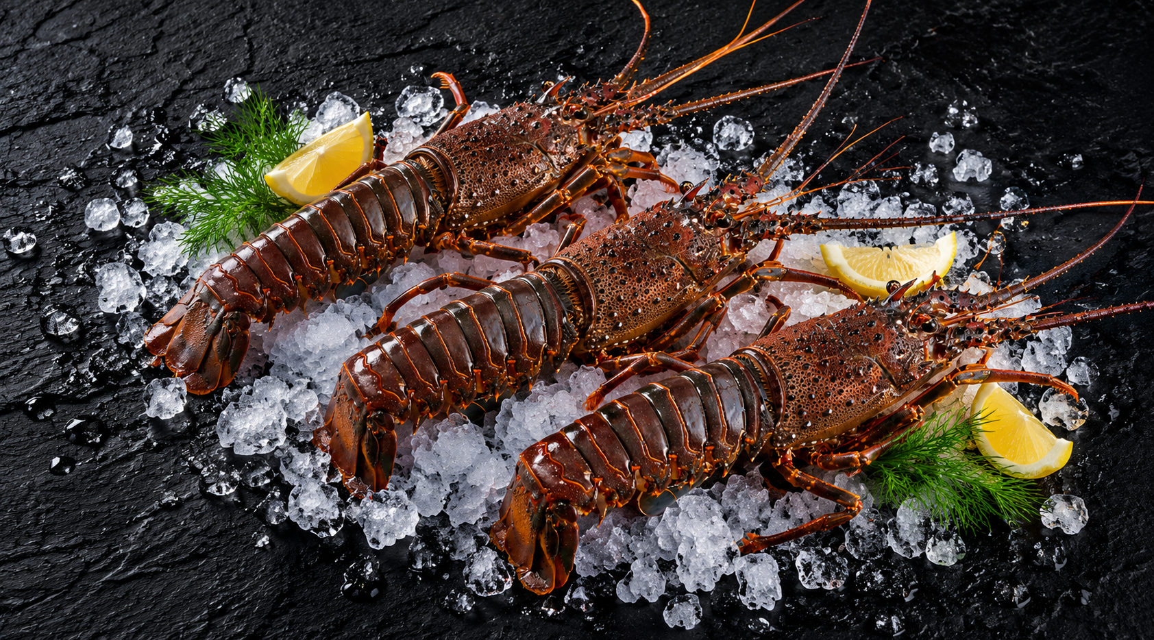 Langoust vers - gekookt