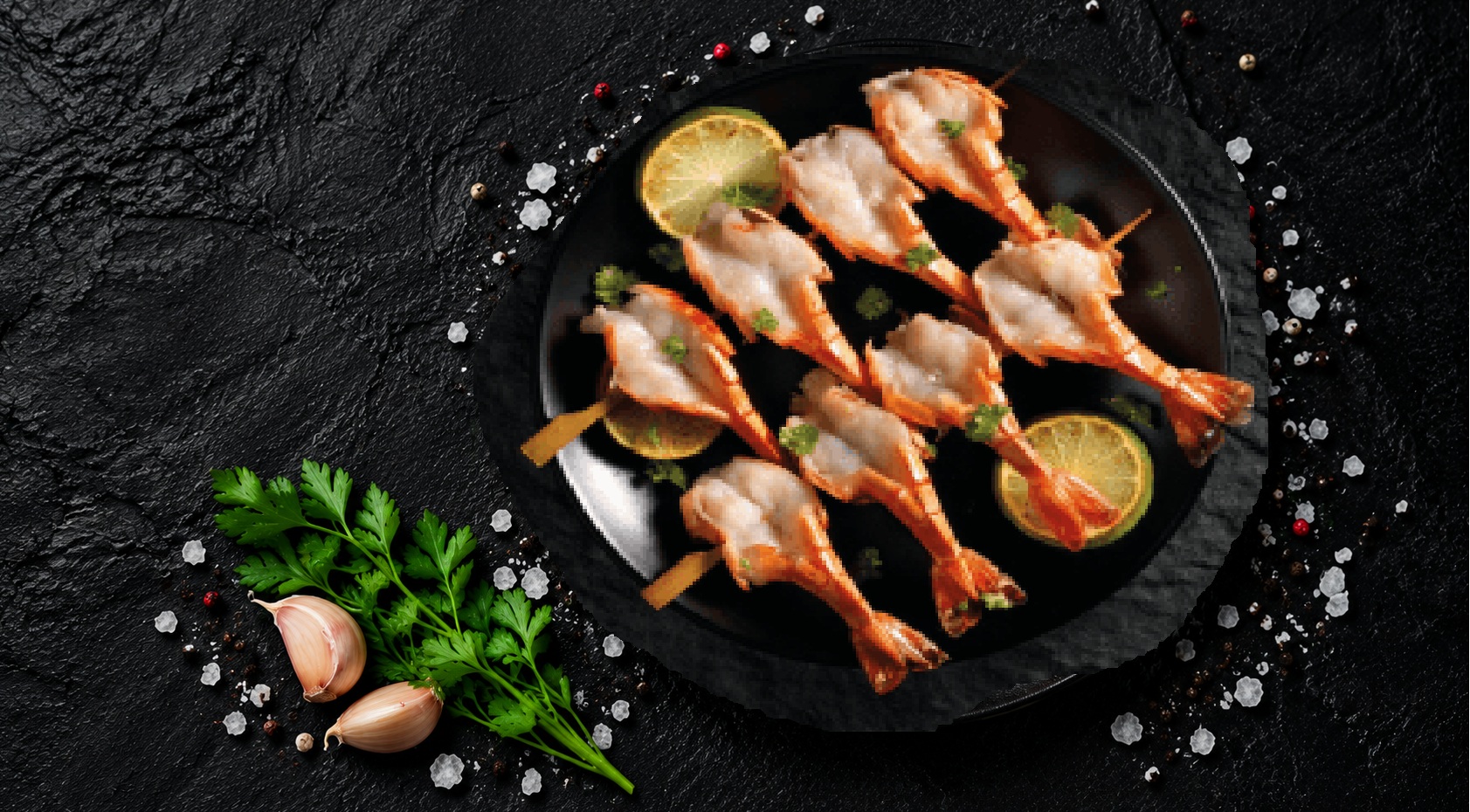 Butterfly scampibrochette